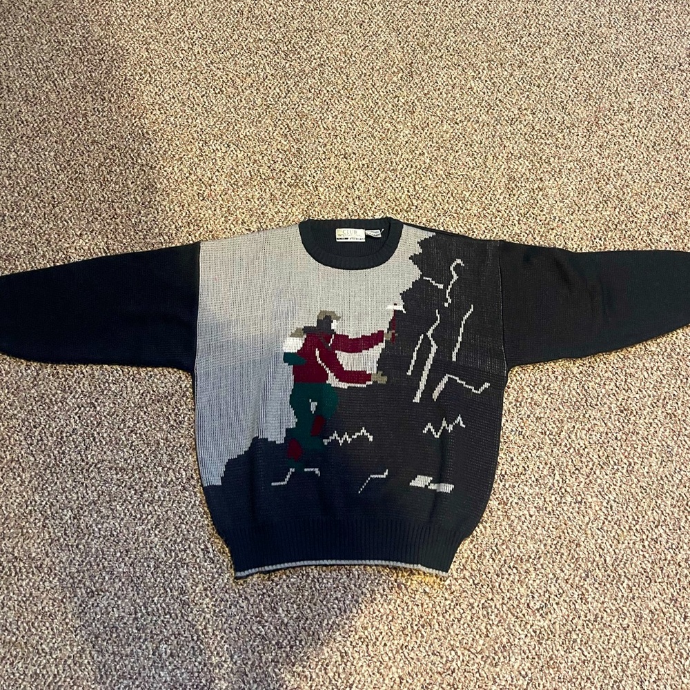 Men’s vintage hiker knitted sweater